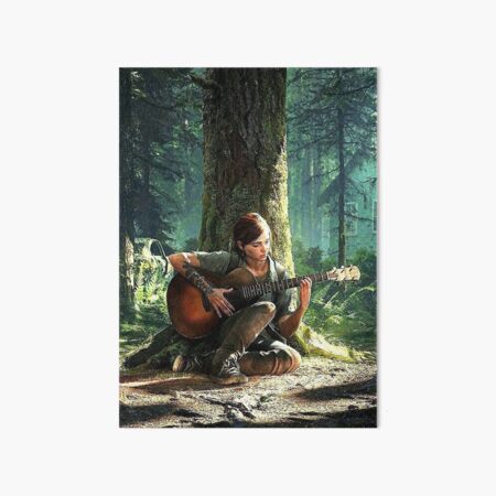 The Last of Us Part 2 Office Wall Decor Artwork Art 12 x 16 Framed Wall  Art Game Poster Joel & Ellie Playing Guitar Canve Art Home Decor, Stretched  and Ready to