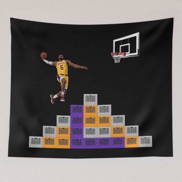 Item preview, Lebron James Dunk Milk Crates Challenge designed and sold by Basketball For Life.