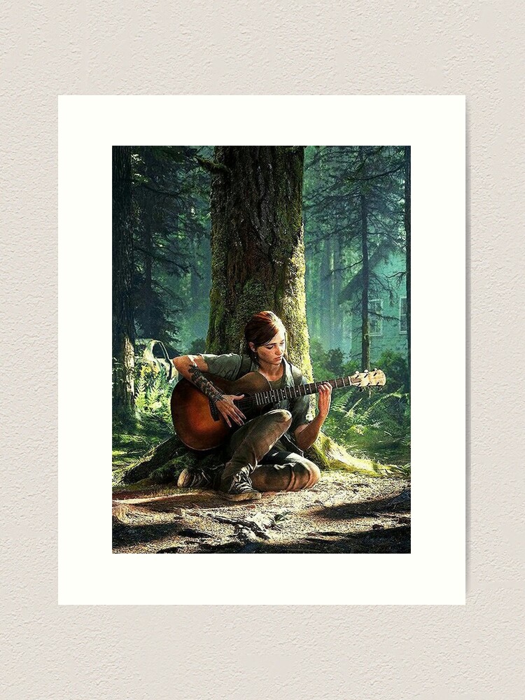 The last of us ellie Guitar Posters Postcard for Sale by brentonclant