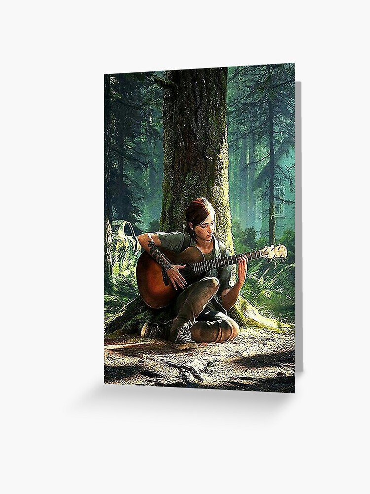 The last of us ellie Guitar Posters Postcard for Sale by brentonclant