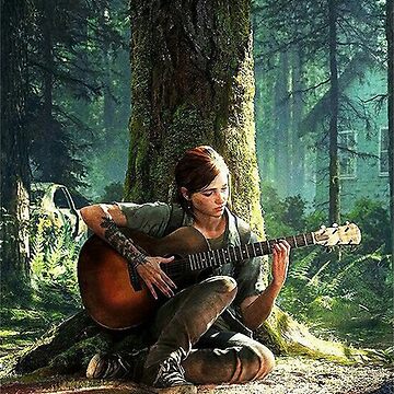 The last of us ellie Guitar Posters Postcard for Sale by brentonclant