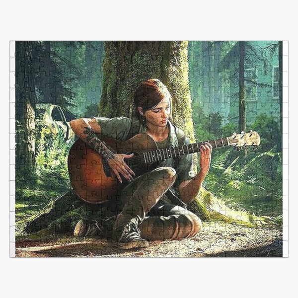 The Last of Us Part 2 Office Wall Decor Artwork Art 12 x 16 Framed Wall  Art Game Poster Joel & Ellie Playing Guitar Canve Art Home Decor, Stretched  and Ready to