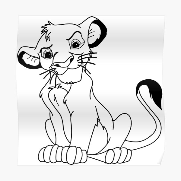 Posters Sur Le Theme Simba Redbubble