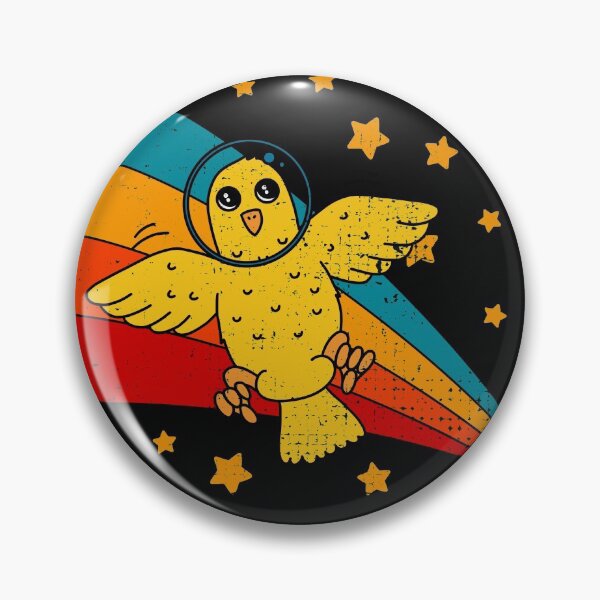 Item preview, Cute Vintage Canary Owner Retro Canary Bird In Space designed and sold by JokeGysen.