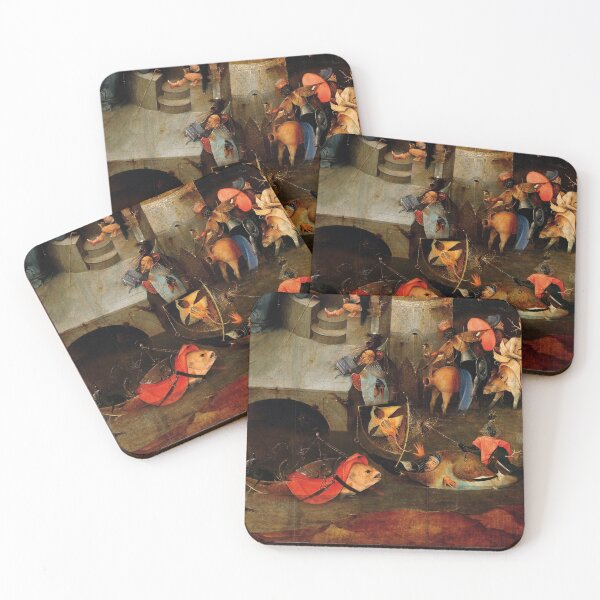 Item preview, WEIRD FISH BOATS ,FISHERS IN THE DARK WATERS  from Triptych of the Temptation of St. Anthony by Hieronymus Bosch  designed and sold by BulganLumini.