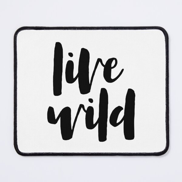 Item preview, Live wild motivational quote designed and sold by TheLemonBox.