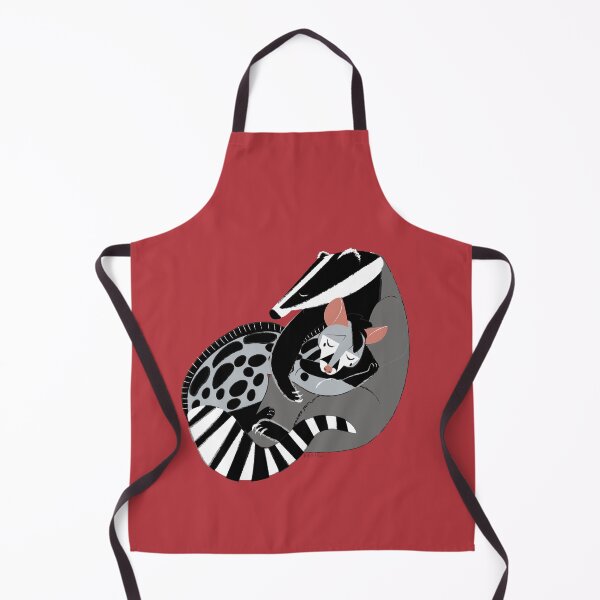 Item preview, Love 365 Need a hug badgers and genets Red designed and sold by belettelepink.