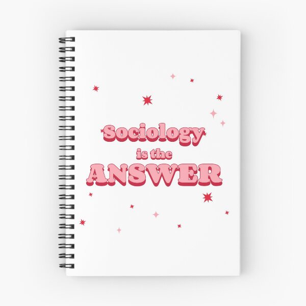 Item preview, Sociology is the answer (pink) designed and sold by TheNordicDesign.