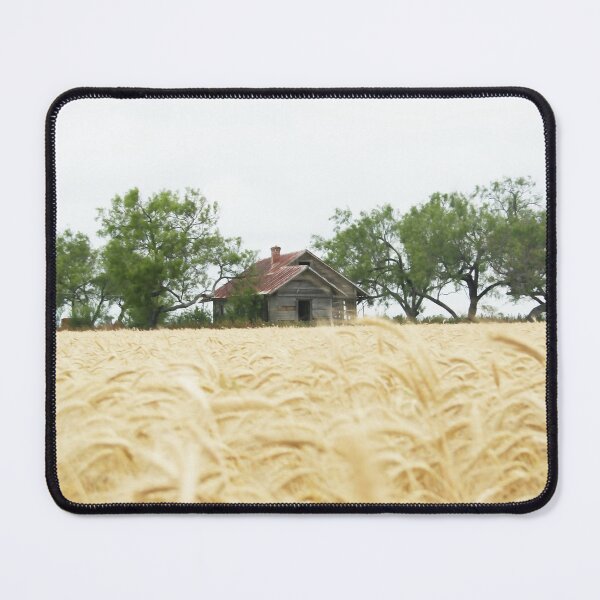 Old House in a Wheat Field Mouse Pad