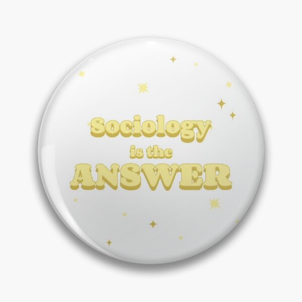 Item preview, Sociology is the answer (yellow) designed and sold by TheNordicDesign.