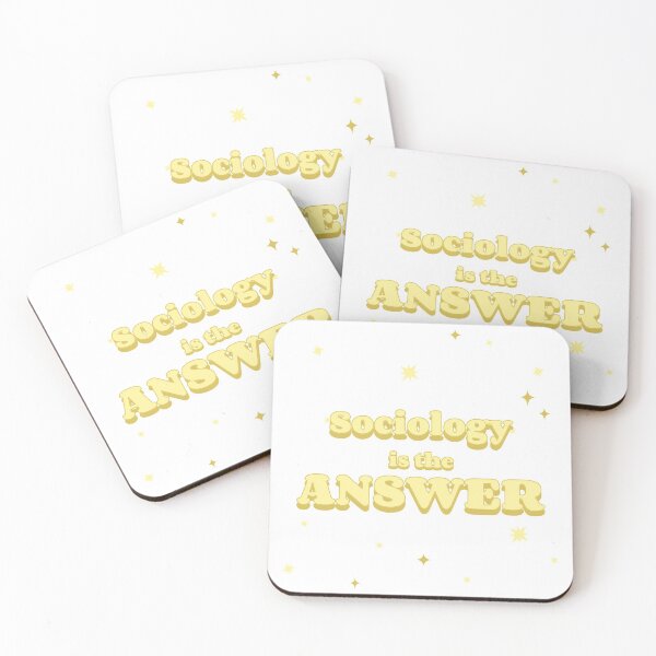 Item preview, Sociology is the answer (yellow) designed and sold by TheNordicDesign.