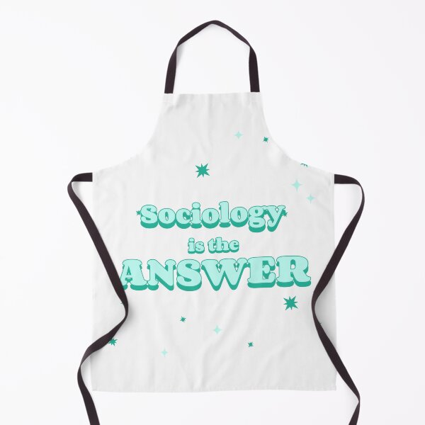 Item preview, Sociology is the answer (turquoise) designed and sold by TheNordicDesign.