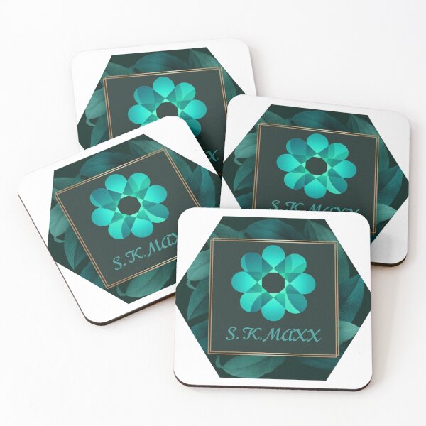 Item preview, Jungle leaves with brand logo designed and sold by SKMAXX.