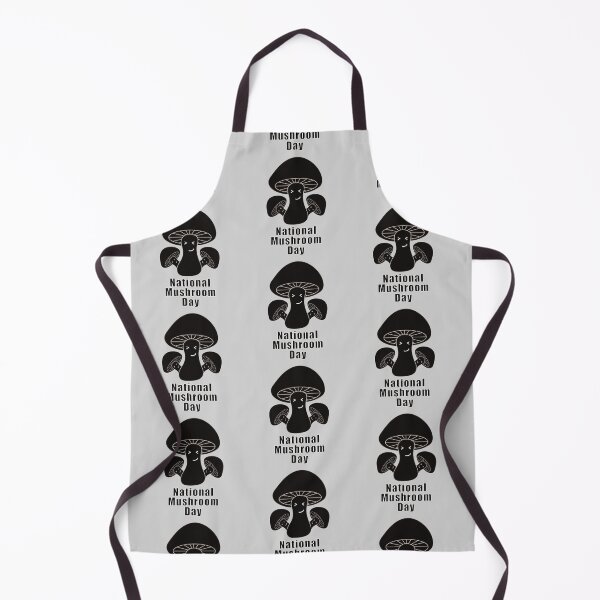 Item preview, National Mushroom Day - black letters smirk designed and sold by FlorenciaBliss.