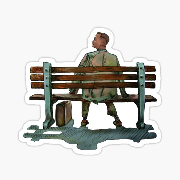 Forrest Gump Pegatina