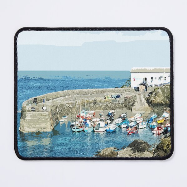 Item preview, Coverack Cornwall. Cornish gift. Travel poster designed and sold by BarbaraGlebska.