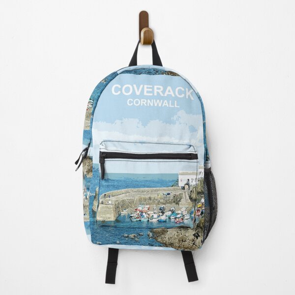 Item preview, Coverack Cornwall. Cornish gift. Travel poster designed and sold by BarbaraGlebska.
