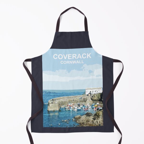 Item preview, Coverack Cornwall. Cornish gift. Travel poster designed and sold by BarbaraGlebska.