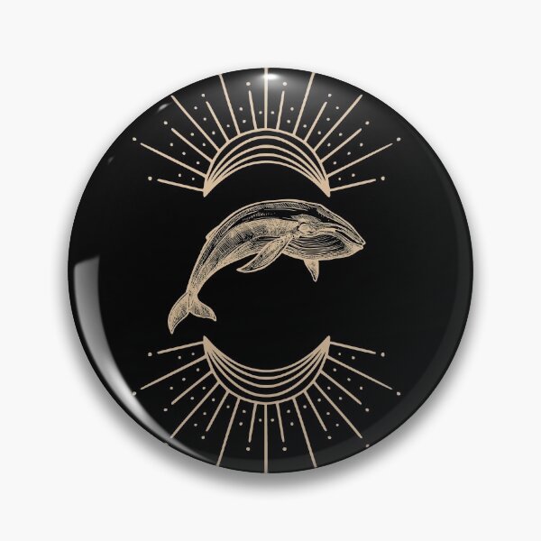 Item preview, Golden Whale in the Sun designed and sold by Ink-and-Thread.