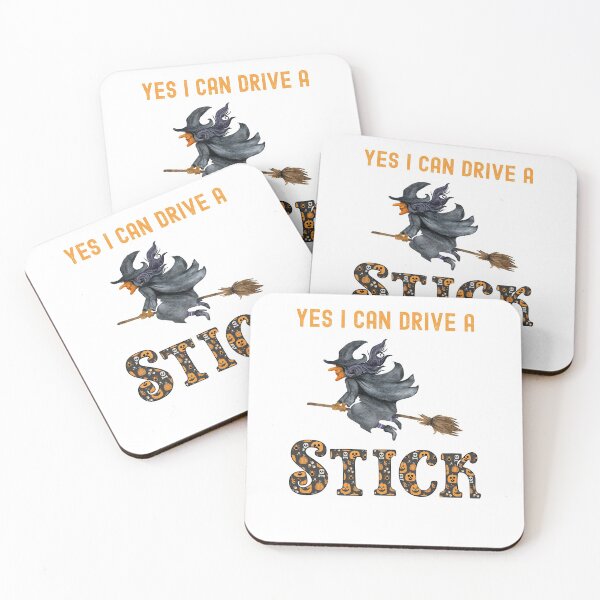 Item preview, Yes I Can Drive A Stick, Witchy Mama designed and sold by SportyDogShop.