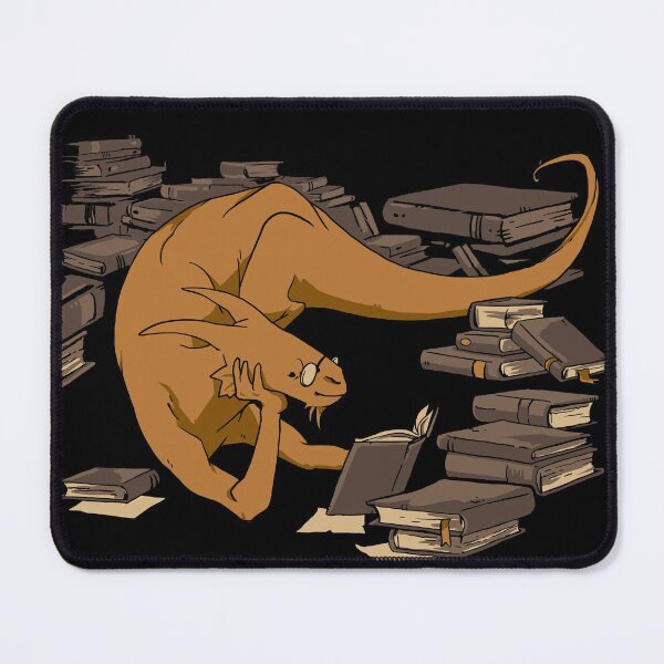 Item preview, The Book Wyrm designed and sold by Rebekah Bennington.