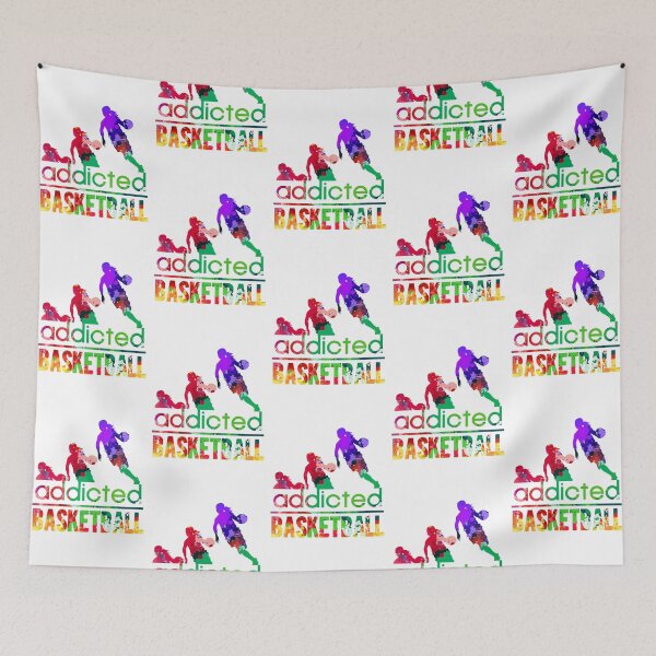 Item preview, Basketball addicted watercolor designed and sold by loveislovestore.
