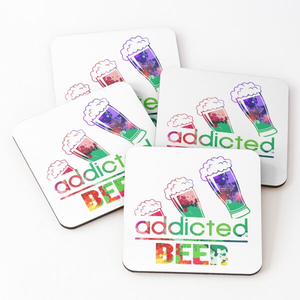 Item preview, Beer addicted watercolor designed and sold by loveislovestore.