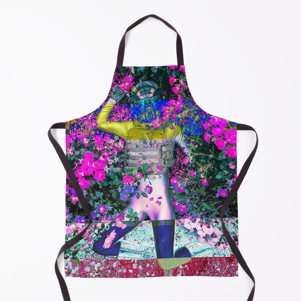 Item preview, Astronaut Cyborg Lying in a Field Glitch Art designed and sold by glitchhub.