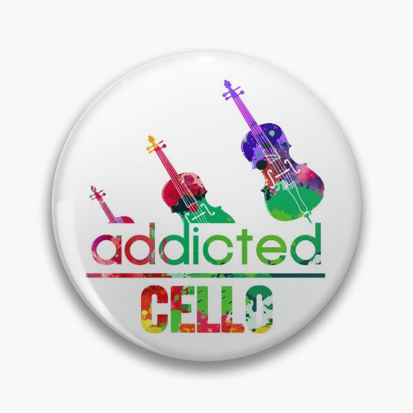 Item preview, Cello addicted watercolor designed and sold by loveislovestore.