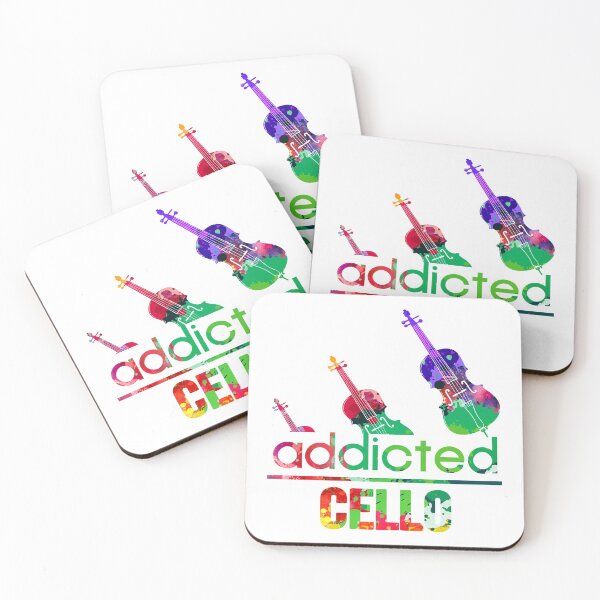 Item preview, Cello addicted watercolor designed and sold by loveislovestore.