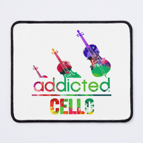 Item preview, Cello addicted watercolor designed and sold by loveislovestore.