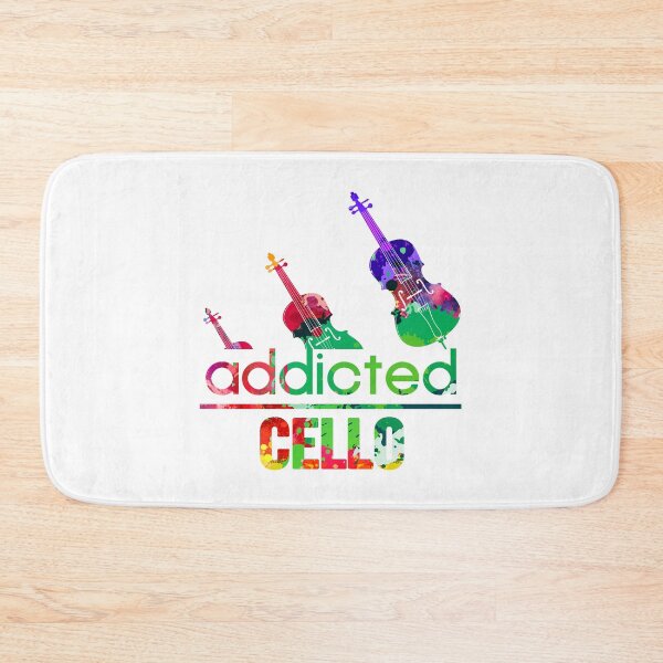 Item preview, Cello addicted watercolor designed and sold by loveislovestore.