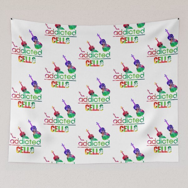 Item preview, Cello addicted watercolor designed and sold by loveislovestore.