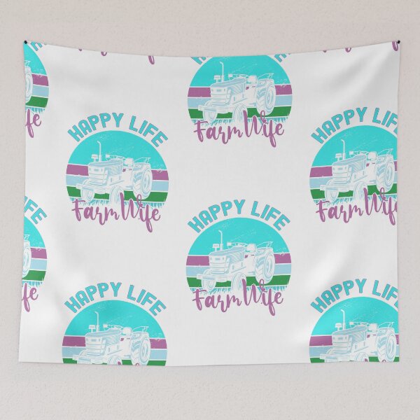 Item preview, Farm Wife Happy Life, Living On The Farm designed and sold by SportyDogShop.
