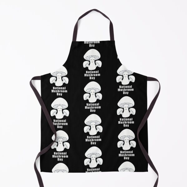 Item preview, National Mushroom Day - white letters smile designed and sold by FlorenciaBliss.