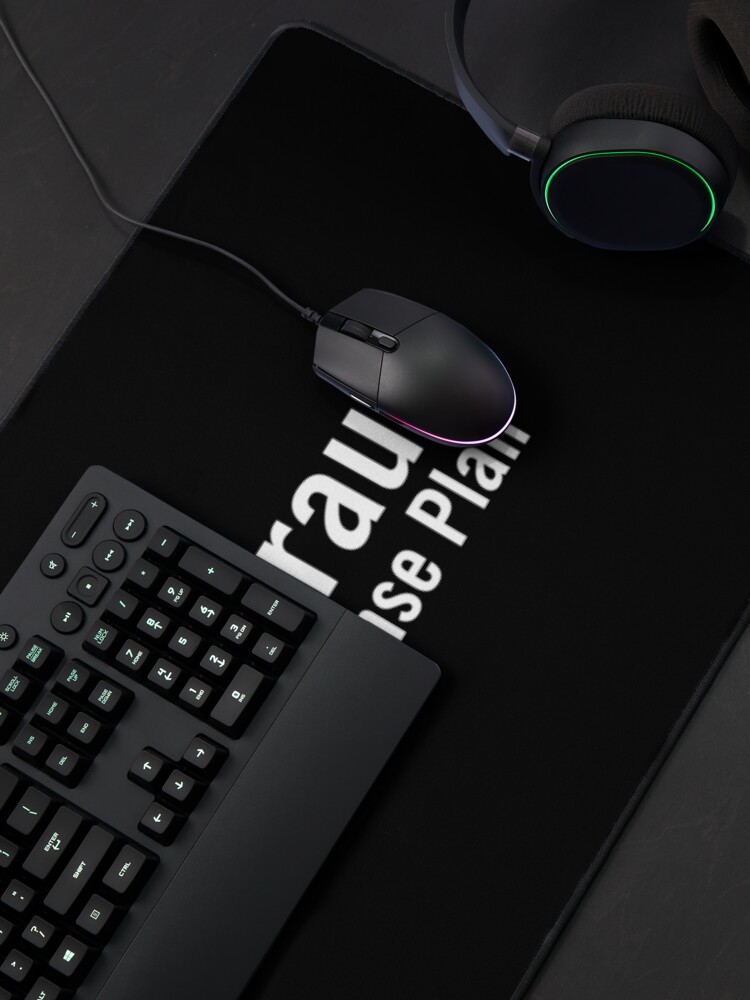 Alternate view of Insurance Fraud is my Incident Response Plan Mouse Pad