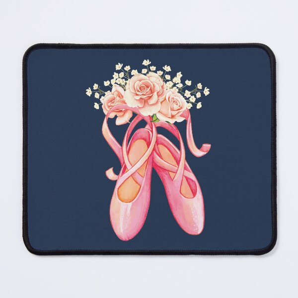 Item preview, Pink Ballerina Shoes With Floral Arrangements designed and sold by Alicia Chee.