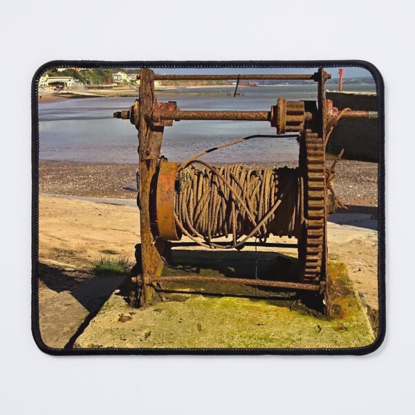 Item preview, An Old Rusty Winch at Dawlish in Devon designed and sold by Jeremy Hayden.