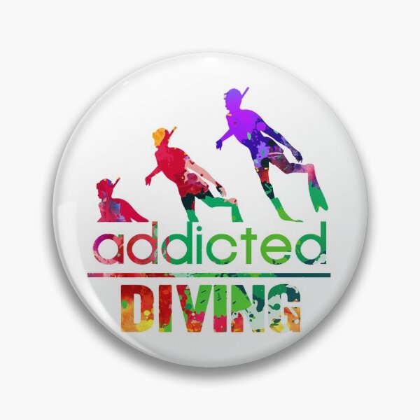 Item preview, Diving addicted watercolor designed and sold by loveislovestore.