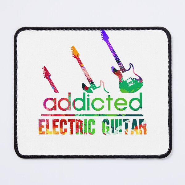 Item preview, Electric guitar addicted watercolor designed and sold by loveislovestore.