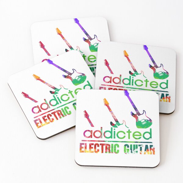 Item preview, Electric guitar addicted watercolor designed and sold by loveislovestore.