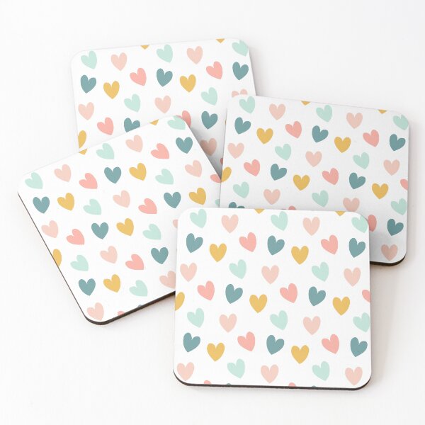 Item preview, Boho Hearts Muted Pastels Pattern designed and sold by Nickwilljack.