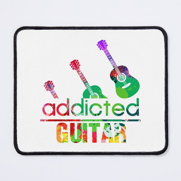 Item preview, Guitar addicted watercolor designed and sold by loveislovestore.