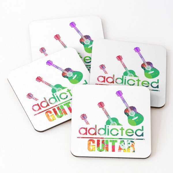 Item preview, Guitar addicted watercolor designed and sold by loveislovestore.