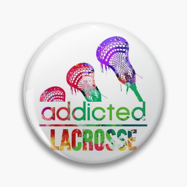 Item preview, Lacrosse addicted watercolor designed and sold by loveislovestore.