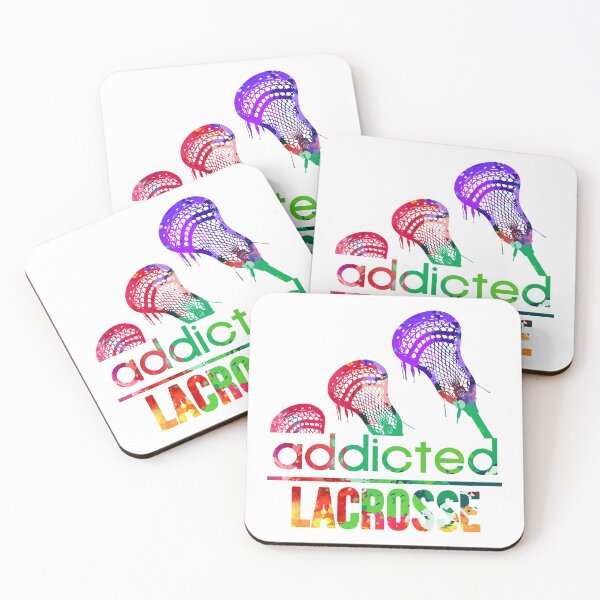 Item preview, Lacrosse addicted watercolor designed and sold by loveislovestore.