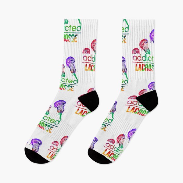 Item preview, Lacrosse addicted watercolor designed and sold by loveislovestore.