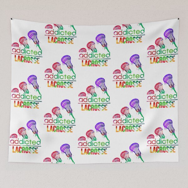 Item preview, Lacrosse addicted watercolor designed and sold by loveislovestore.