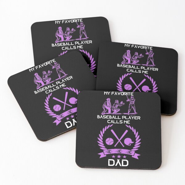 Item preview, My Favorite Baseball Player Calls Me Dad (Dark) designed and sold by BarvinWayne.