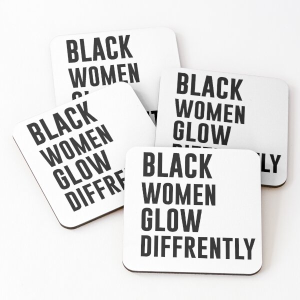 Item preview, Black Women Glow Differently T-shirt designed and sold by Uzero-Shop.